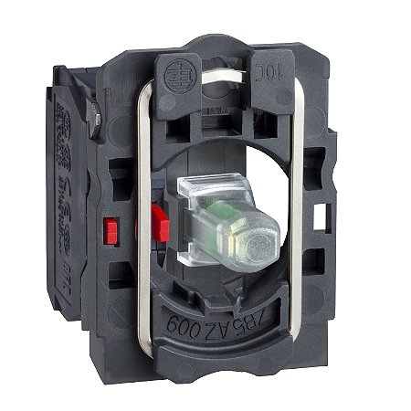 Corpo Para Botao 22Mm Plast Lumin Led 24V Max.1Nf Branco Parafuso ZB5AW0B12 SCHNEIDER
