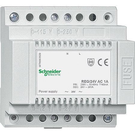 Fonte De Alimentacao Reg. 24Vac/1A MTN663529 SCHNEIDER