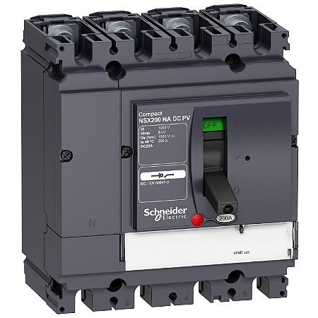 Switch Disconnector Compact Nsx160 Na Dc Pv, 4 Poles, 160 A LV438160 SCHNEIDER