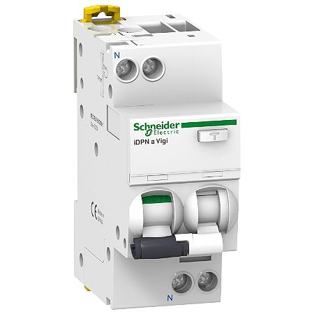 Disjuntor Diferencial Residual Idpna Vigi 1P+N 25A Curva B 30Ma Classe A 4500A A9D54625 SCHNEIDER