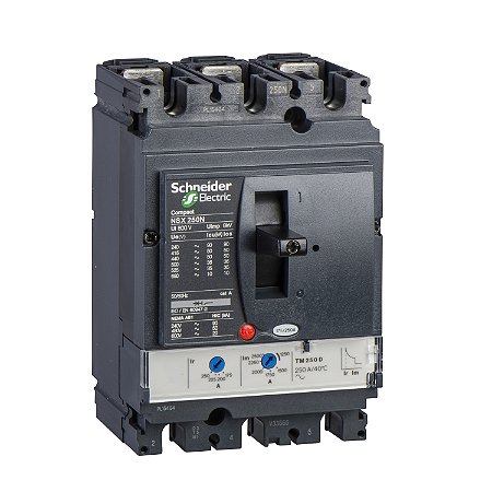 Disjuntor Nsx250F Tm125D Tripolar 3P2D LV431623 SCHNEIDER