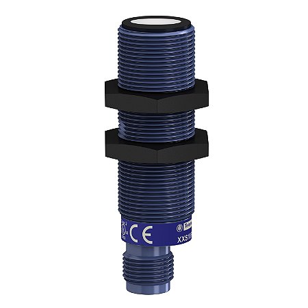 Ultrasonic Sensor Cylindrical M18 - Sn=1M - Analog 4-20Ma - Sync - Connector M12 XXS18P1AM12 SCHNEIDER