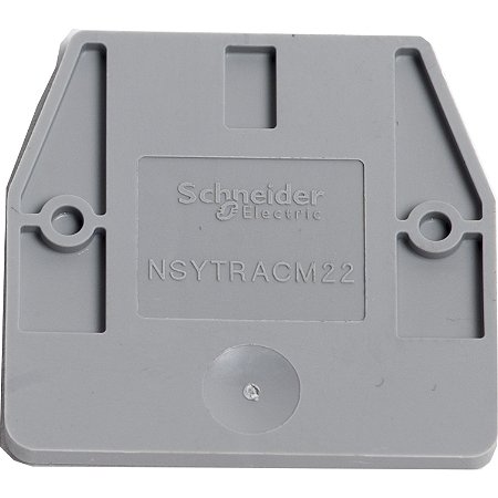 Placa De Extremidade 2Mm2 Cinza NSYTRACM22 SCHNEIDER