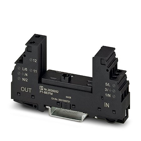 Elemento De Base Da Proteção Contra Sobretensão Tipo 3 Pt-Be/Fm 2839282 Phoenix Contact