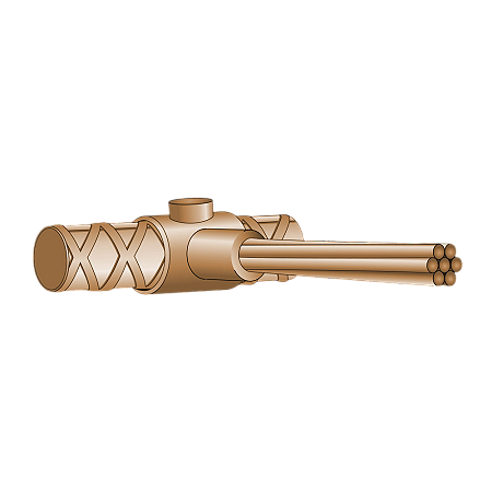 Molde Para Solda Exotérmica Cabo 25Mm2 A Ferro De Construção 3/8" MDH3/8.25-3 Exosolda