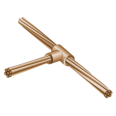 Molde Para Solda Exotérmica Cabo 120Mm2 A Cabo 70Mm2 CDH120.70-3 Exosolda