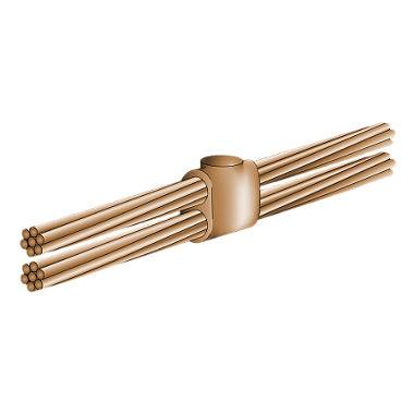 Molde Para Solda Exotérmica Cabo 95Mm2 A Cabo 70Mm2 PPS95.70-3 Exosolda