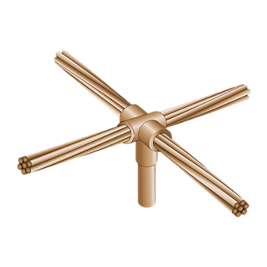 Molde Para Solda Exotérmica Cabo 70Mm2 A Haste 3/4" HCX3/4.70-4A Exosolda