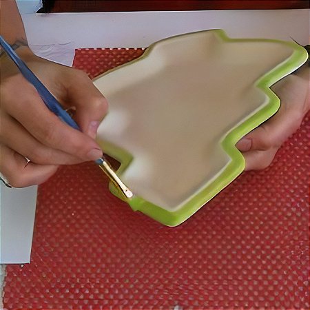 Aula Online de pintura em cerâmica - Petisqueira Lousa