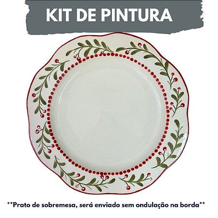 Kit de pintura em cerâmica - Natal #1
