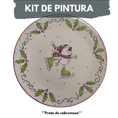 Kit de pintura em cerâmica - Natal #4
