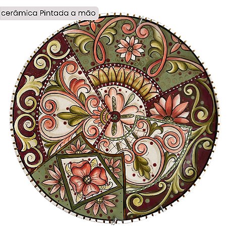 Peça feita à mão por Paula Rizzo - Mosaico