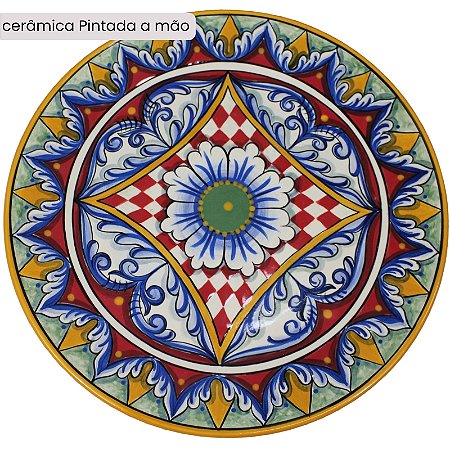 Peça feita à mão por Paula Rizzo - Prato Efeitos