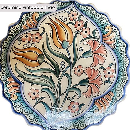 Peça feita à mão por Paula Rizzo - Iznik