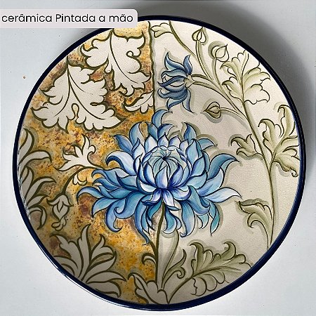 Peça feita à mão por Paula Rizzo - Floral