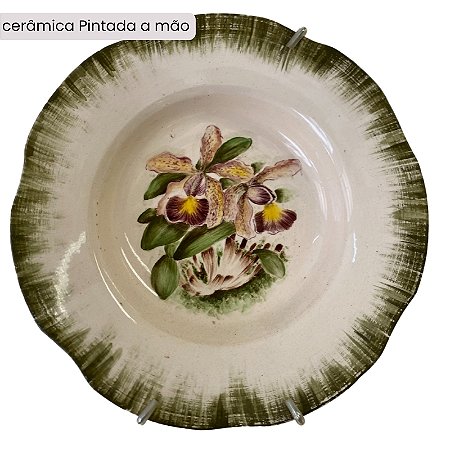 Peça feita à mão por Paula Rizzo - Orquidea delicada
