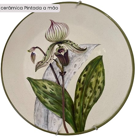 Peça feita à mão por Paula Rizzo - Orquídea Clássica