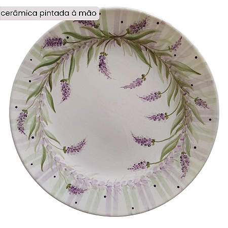 Prato de refeição - Lavandas