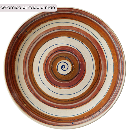 Prato de sobremesa - Listras