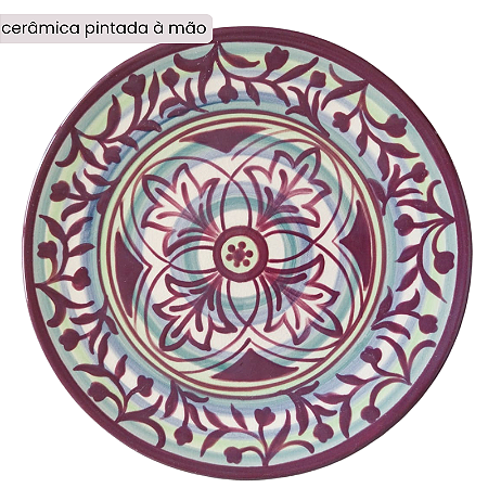 Prato de sobremesa - Mandala