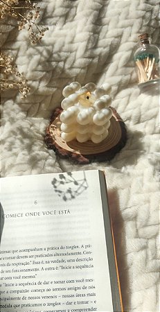 Vela Bubble Coração