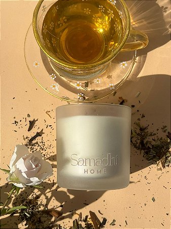 Vela Aromática Chá Branco 200g - Momentos