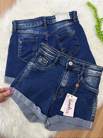 SHORTS JEANS BARRA VIRADA