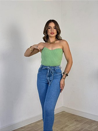 Calça Jeans Cadarço Helena