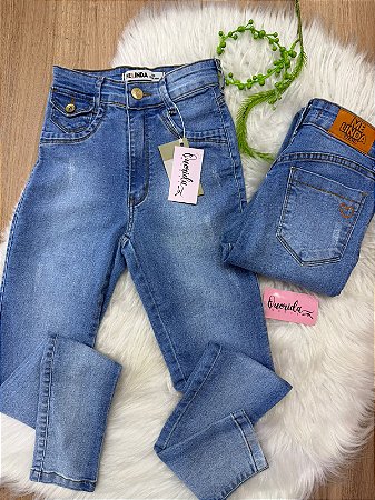 CALÇA JEANS BOLSINHO