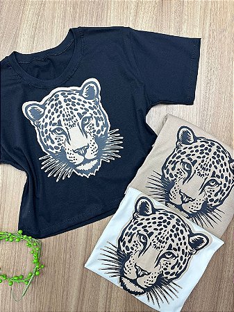 Cropped T-Shirt Onça