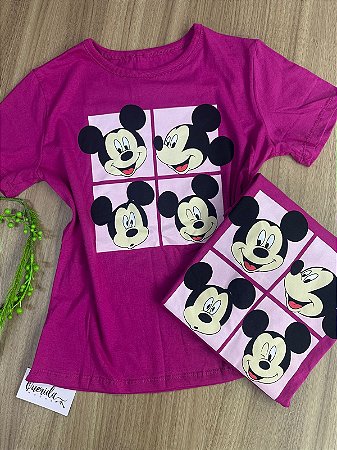 T-Shirts Mickey Pink
