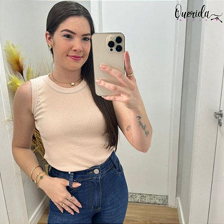 Blusa Regata Ribana Nude