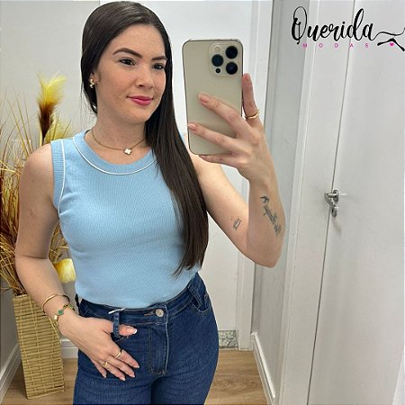 Blusa Regata Ribana Azul