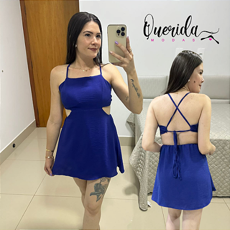 Macaquinho Larissa Azul Bic