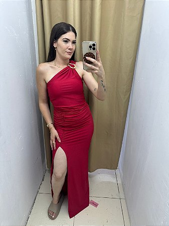 Vestido Nula manga Ombro