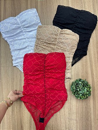 Body Tule tomara que caia