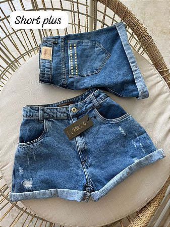 Shorts Jeans Carol Plus Size