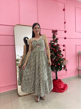 Vestido Midi Florzinha
