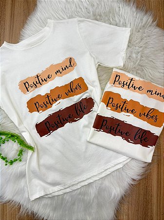 Blusa T-Shirts Positive