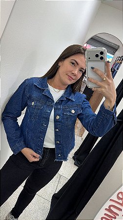 Jaqueta Jeans Mariana Botão