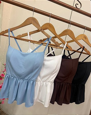Blusa Peplum alçinha