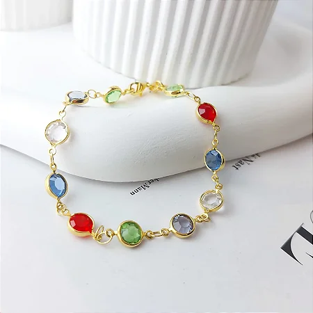 PULSEIRA REDONDO COLORIDA