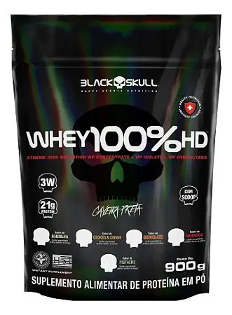 WHEY 100% HD - BLACK SKULL (900G)