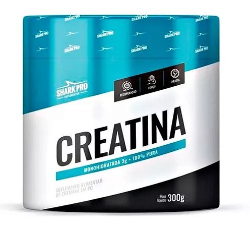 Creatina 300g 100% Pura - Shark Pro