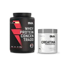 WHEY PROTEIN CONCENTRADO 900g + CREATINA 300g - DUX