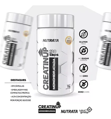 CREATINA 120caps - NUTRATA