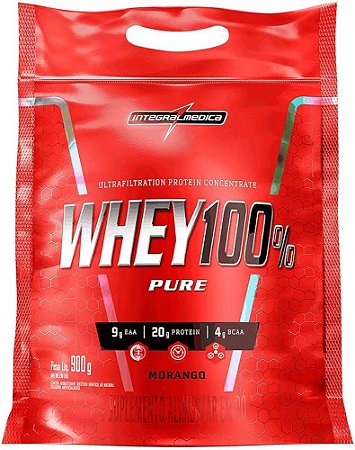WHEY 100% PURE 900G REFIL - INTEGRAL MEDICA