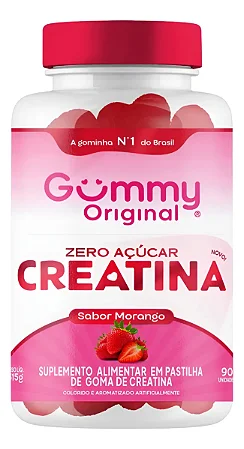 GUMMY ORIGINAL ZERO AÇUCAR CREATINA - 90 GOMAS