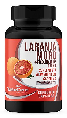 LARANJA MORO + CROMO (60CPS) - TAKECARE