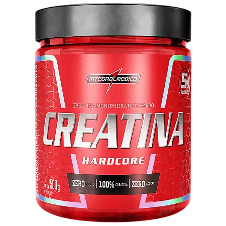CREATINA HARDCORE (500G) - INTEGRAL MÉDICA